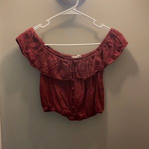 American Eagle off the shoulder top